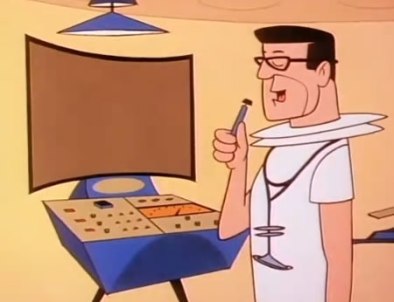 A doctor on the Jetsons using what is probably Dragon version 268.